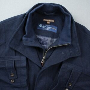 Loro Piana Peter Millar XXL Wool Doeskin Storm System Sport Coat Fabric Italy